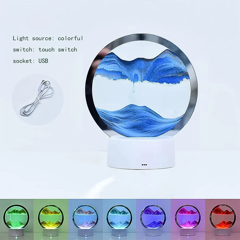 Moving Sand Art Picture – 5 Color Light Changing Decor | Craftily - Image 4